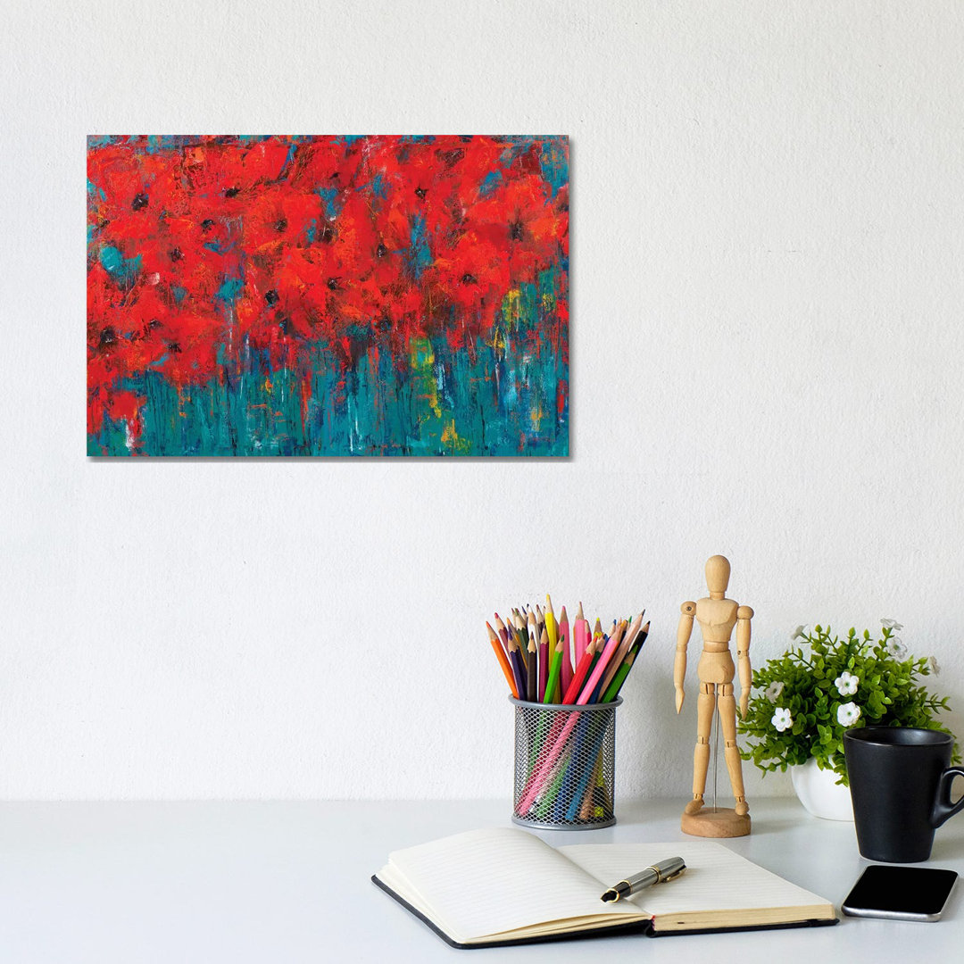 Poppy by Olena Bogatska - Wrapped Canvas Gallery-Wrapped Canvas Giclée