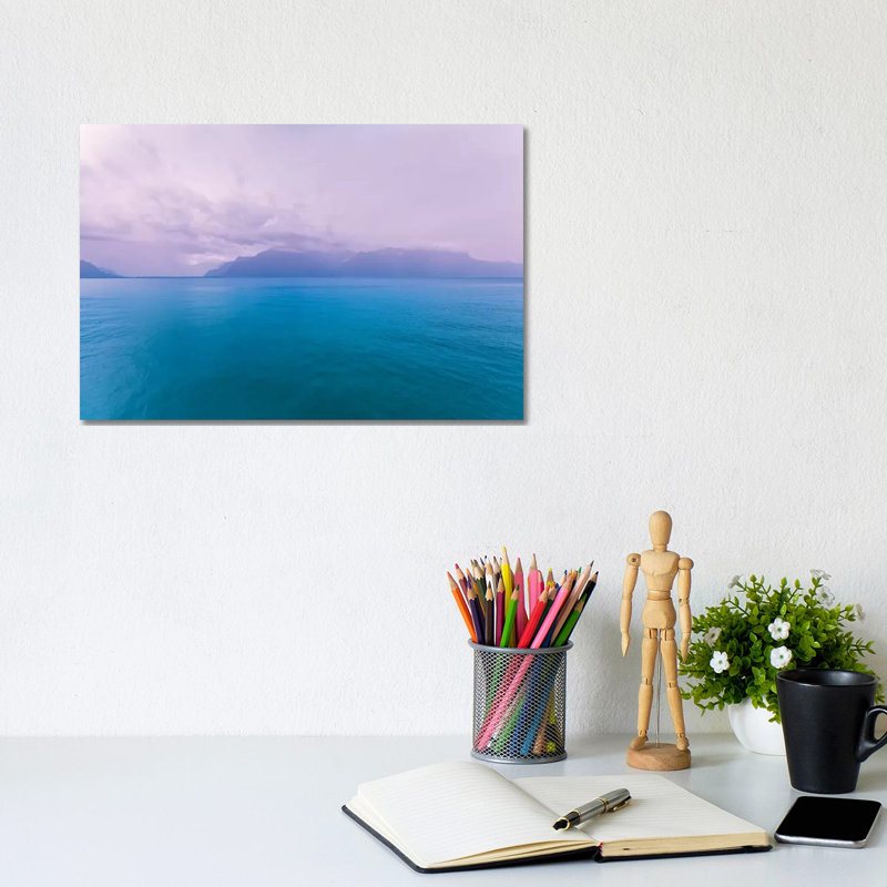 Blue Mood by Beli - Wrapped Canvas Print, 20.32 cm H x 30.48 cm W