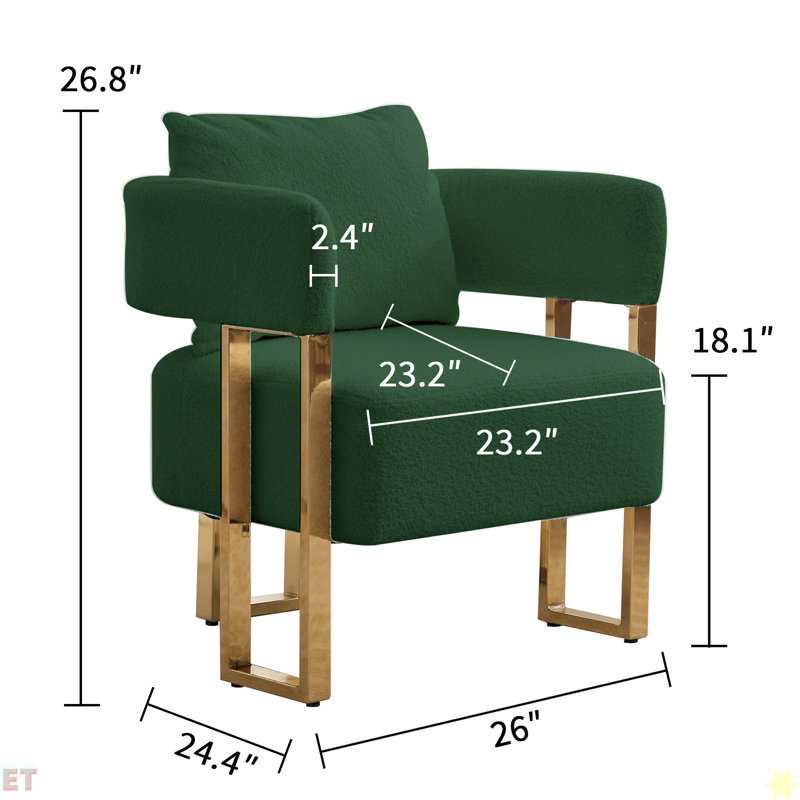 Chaise TS Modern, Ours en peluche vert