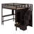 Loft Bed With Bookshelf,Drawers,Desk,And Wardrobe-122428037