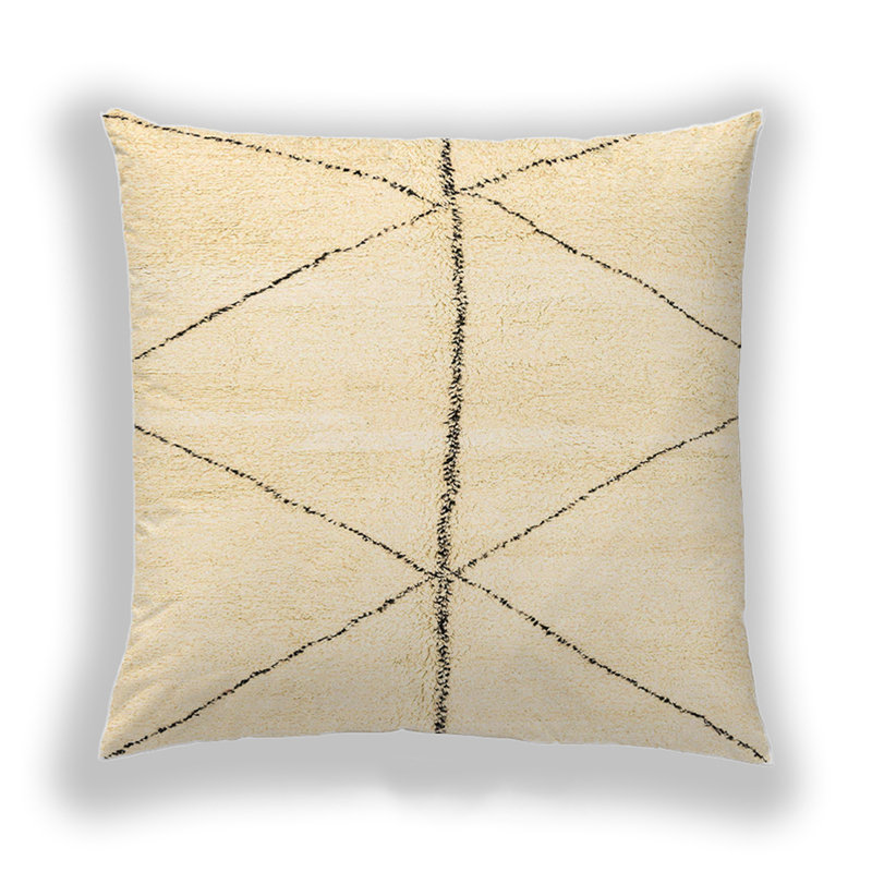 Coussin Abstract 2952, Microsuède
