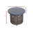 Aluminum Outdoor Fire Pit Table With Lid