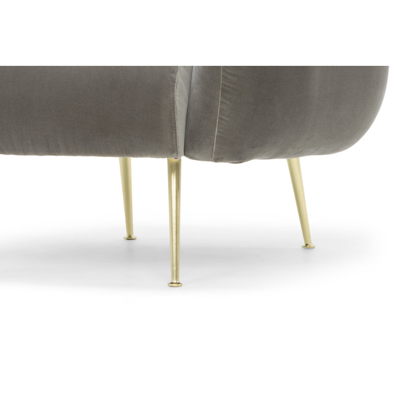 Metro Barrel Chair, Mouse Gray 