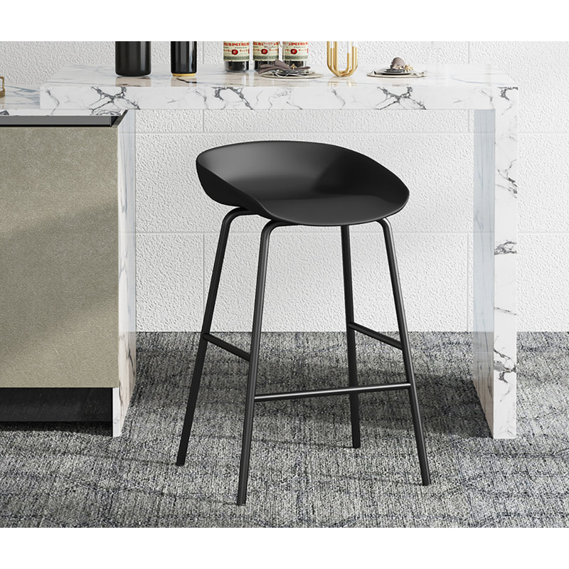 Counter Stool with Metal Frame