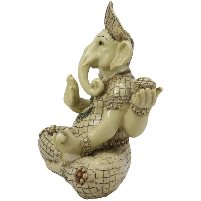 Figurine Vinayaka Ganesha en méditation