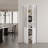 Tempered Wavy Glass and Manufactured Wood Pivot Doors with Hardware Kit-92659091