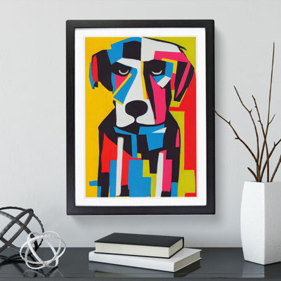 Abstract Dog No.6 - Framed Print