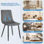 43.5cm H Velvet Upholstered Side Chair-1611941351