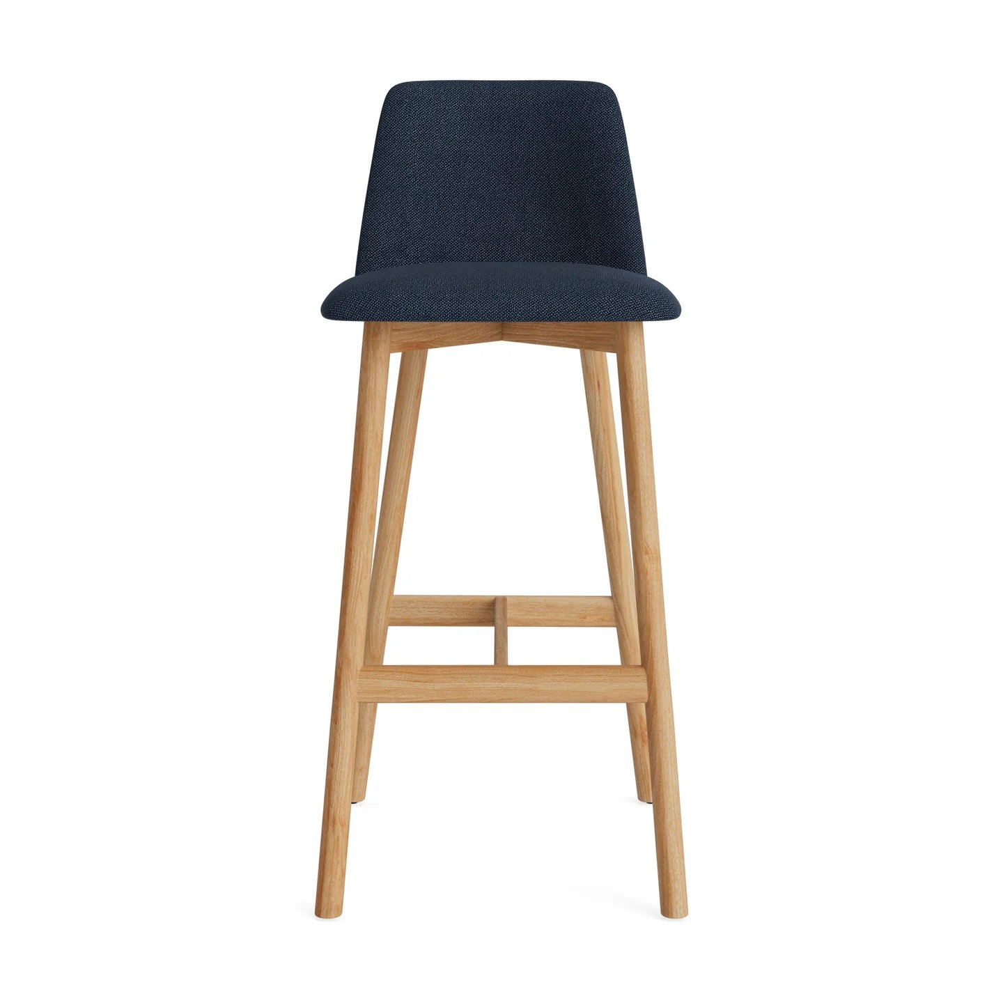 Chip " Bar Stool, Camp Navy, White Oak, Bar Stool (40" Seat Height)