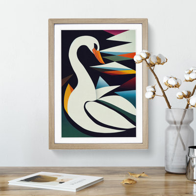 Swan in - Framed Print