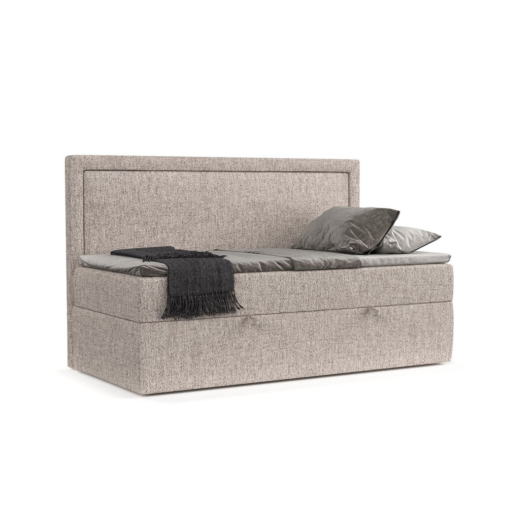 Boxspringbett LUVI mit Bonellmatratze und Topper