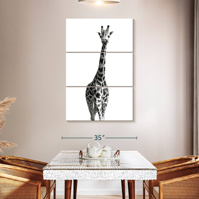 Brampt Long Necked Giraffe, 50" H x 32" W