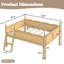 Lit mezzanine sécuritaire avec rangement Safe