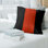 Coussin décoratif rayé - Inspiré de Calgary, aspect hockey moderne