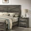 Table de chevet Farmhouse Rustic Grey