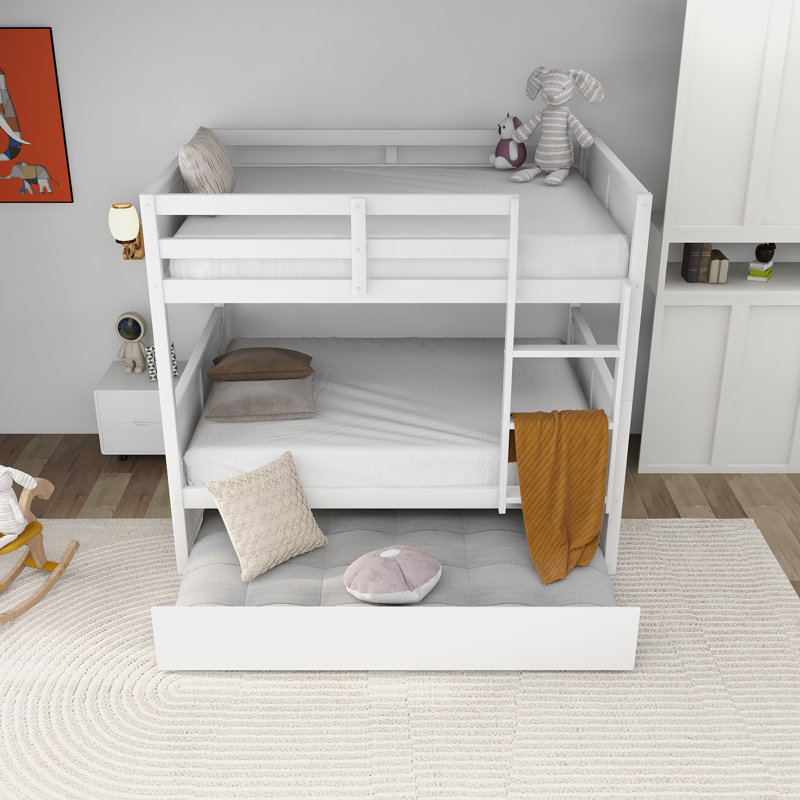 Cadre de lit 59,9 po, Blanc