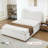 Willma Curved Boucle Hydraulic Lift Up Storage Upholstered Platform Bed with Removable Headboard Cover, White, Full-1462232570