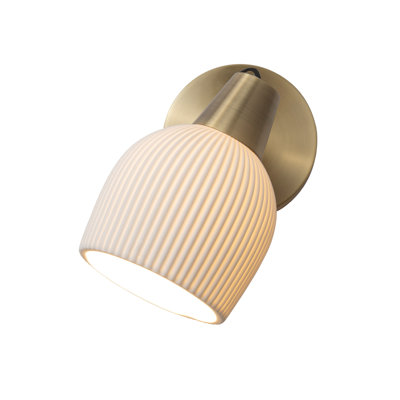 Single Light Porcelain Sconce