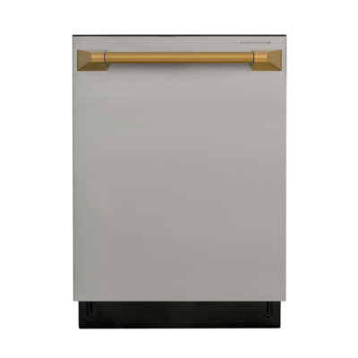 Kucht 24" 46 Decibel ENERGY STAR Certified Built-In Dishwasher with Adjustable Rack and Tall Tub Stainless Steel