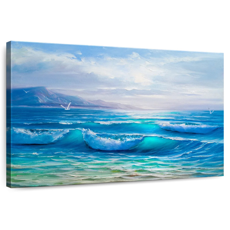 Blue Sea, 32" H x 48" W
