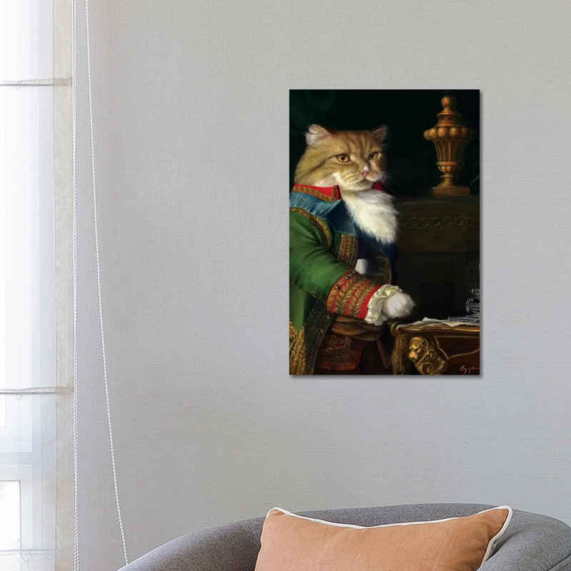 Waldo 1 Piece Painting on Canvas, 66.04 cm H x 45.72 cm W x 1.91 cm D, Wrapped Canvas