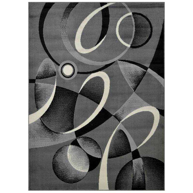Blazej Geometric Indoor Rug, Rectangle 5'2" x 7'