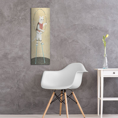 " Cat On Stilts " by Judy Verhoeven