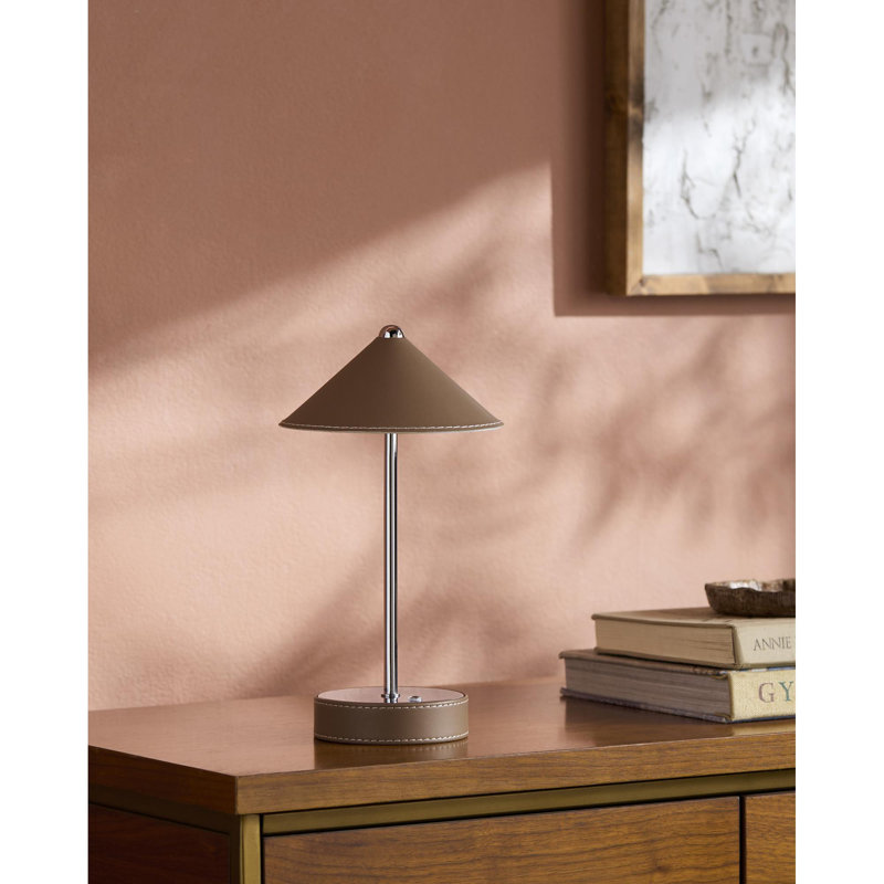 Buntin Integrated LED Table Lamp, Brown