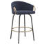 Tabouret de comptoir pivotant 26,25 po Zora-1316506223