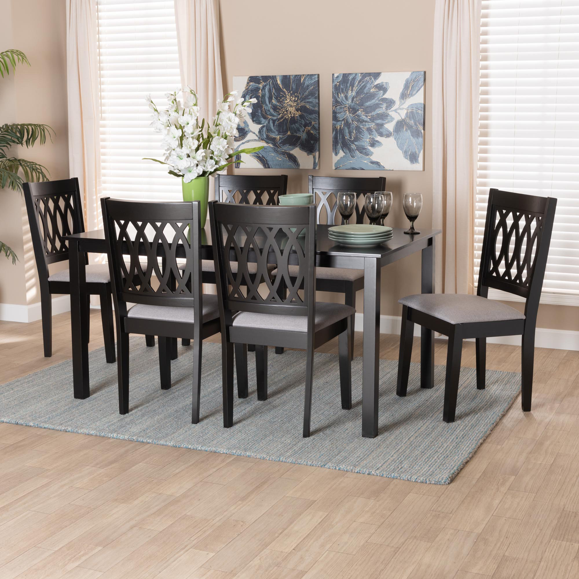 Red Barrel Studio Hatteras 7 Piece Dining Set Wayfair