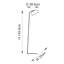 Malik 145.8cm Task Floor Lamp