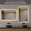 Miroir de salle de bain avec lumières DEL-2055372743-2055372741