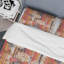 Fleur crème et feuilles grises - ensemble de housse de couette floral - microfibre de polyester-1249886095