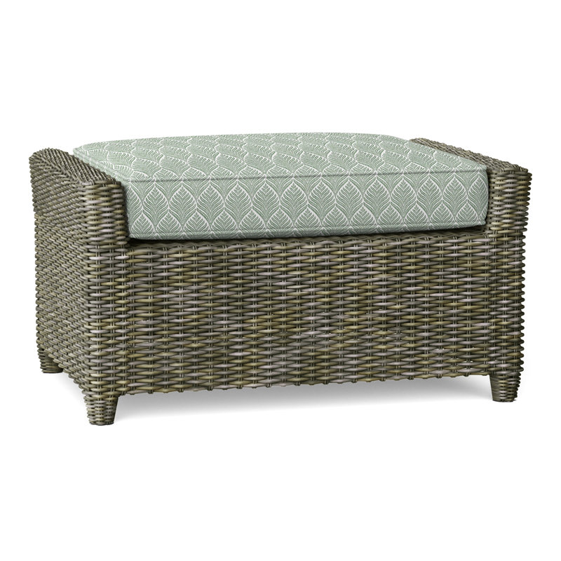 Sag Harbor Rectangle Outdoor Ottoman Patio Ottoman, Perigold Linnaeus Spring, Driftwood