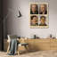 "Winston S. Churchill, Franklin D. Roosevelt, Joseph Staline, Tchang Kaï-chek" par Cecil Beaton - Art sur toile tendue avec châssis-723773878