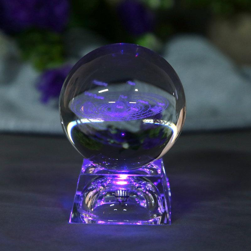 Boule K9 Crystal, 5.12" H x 3.15" W x 3.15" D