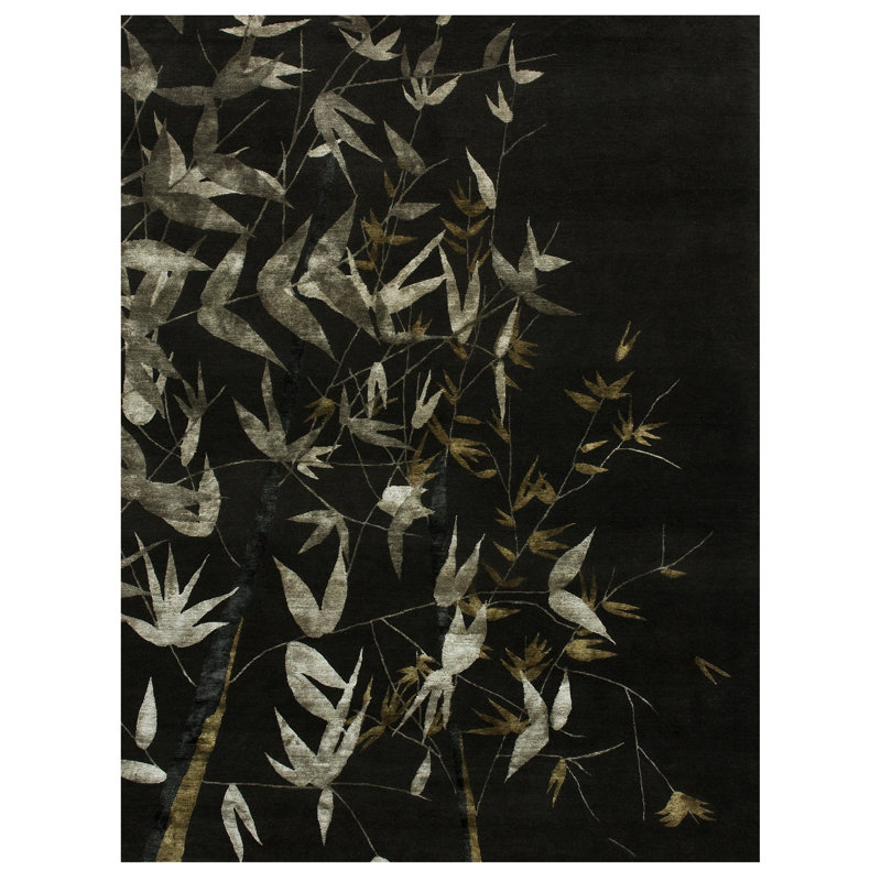 Floral Area Rug, Rectangle 9' x 12'