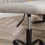 Chaise de bureau pivotante en tissu