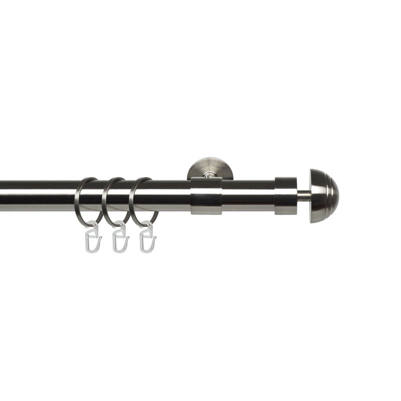 28cm Single Curtain Pole, 251cm
