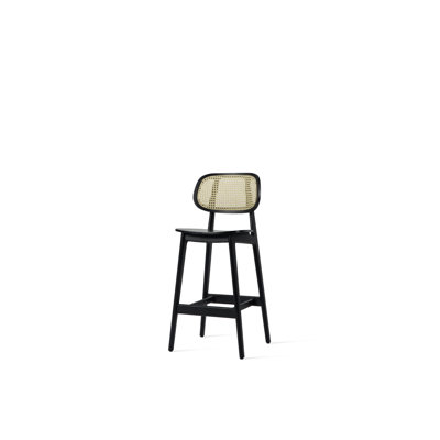 Titus Stool with Solid Wood Frame