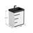 Siefert 24'' Single Bathroom Vanity with Resin Top-1302032242