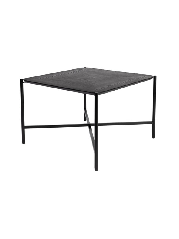 Table basse à quatre pieds Marcio, Noir