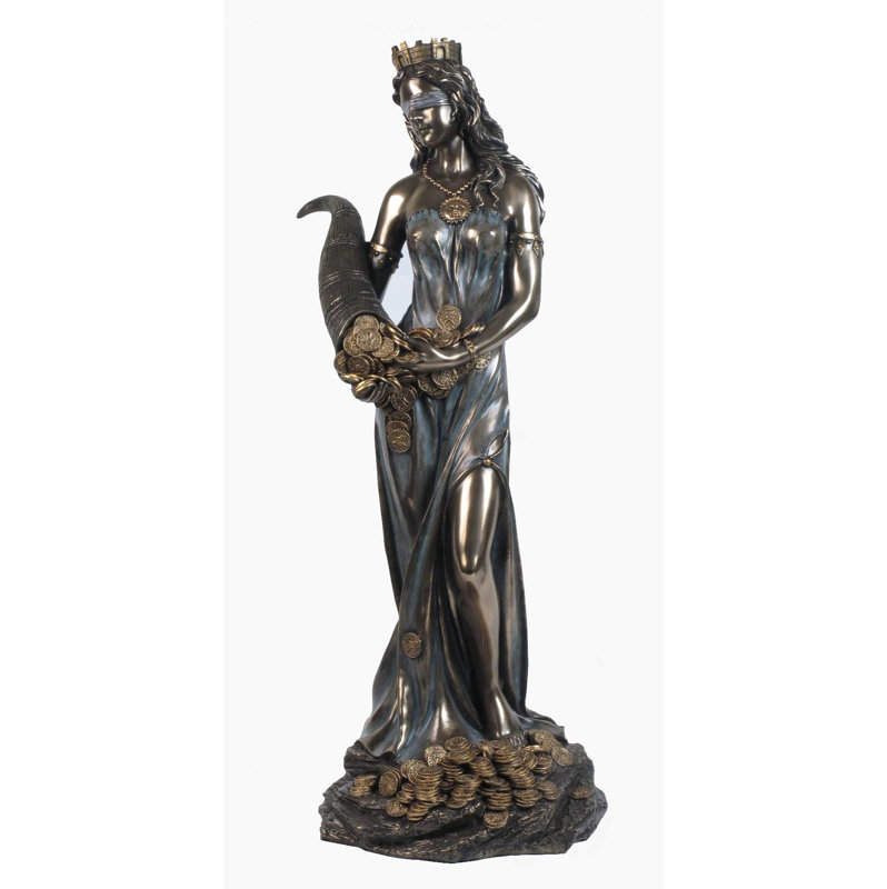 Bronze coulé à froid H 28,95 po FORTUNA de Bloomsbury Market 28 po