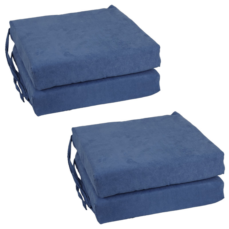 Outdoor 3'' Seat Cushion, Indigo