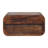 12" Chestnut Solid Wood One Drawer Floating Nightstand