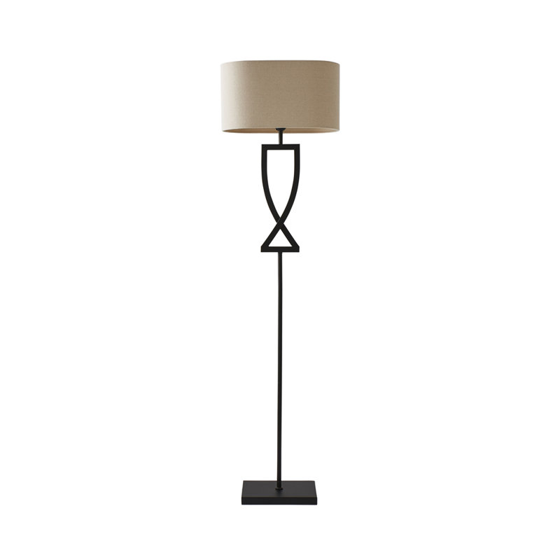 Bultema 145.5cm Traditional Floor Lamp, Black