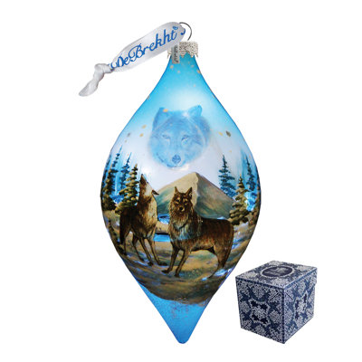 3.5'' Handmade Glass Holiday Shaped Ornament