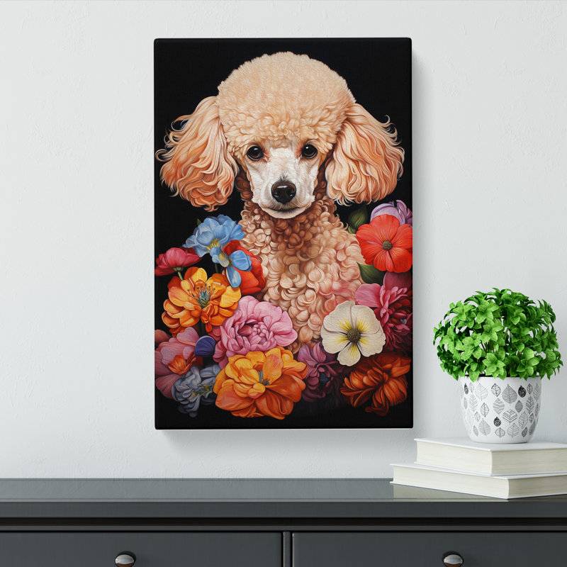 Poodle Informel - Wrapped Canvas