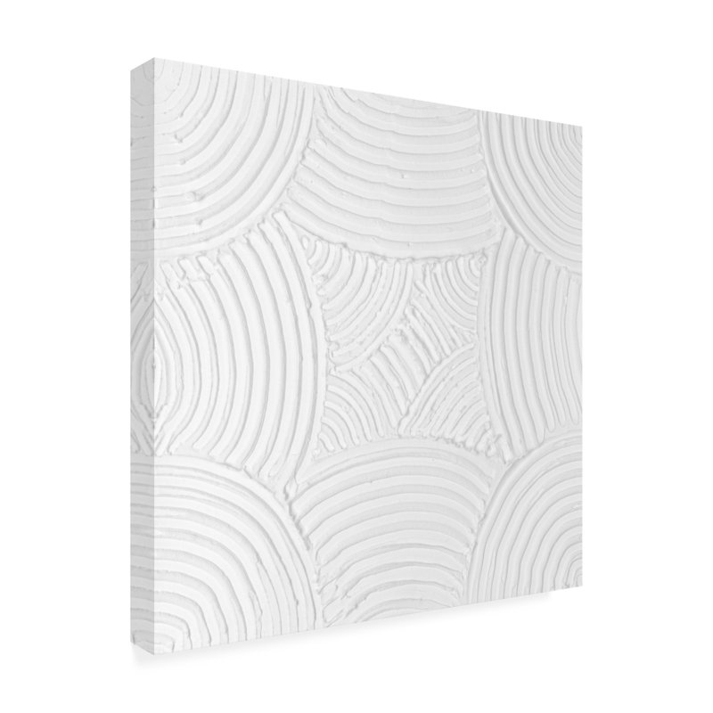 «Pale Tracks II» sur toile, H 14 po x l 14 po