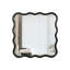 Décoration murale miroir en bois massif